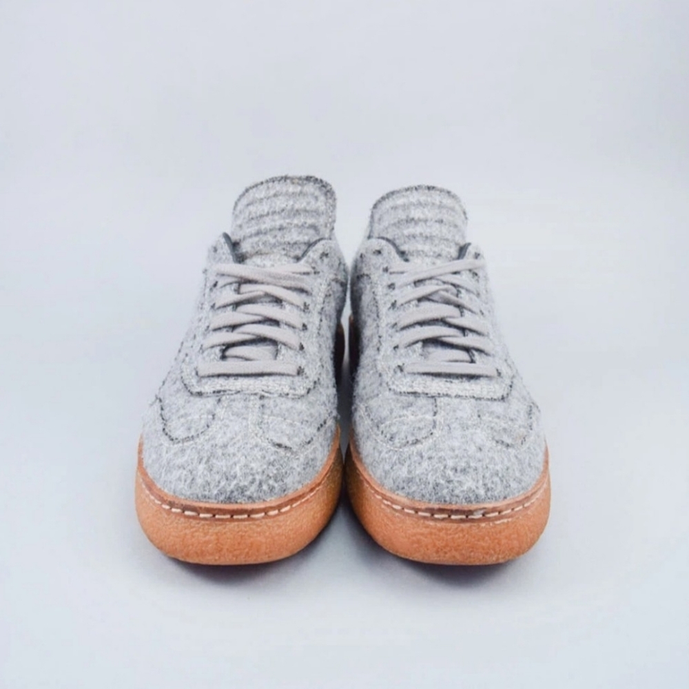 Alexander Wang felt grey sneakers